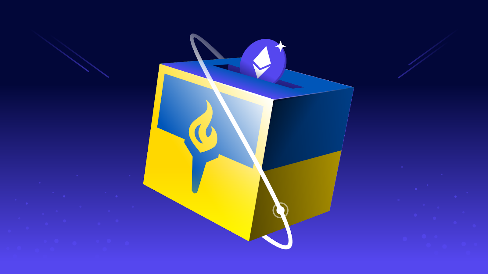 Strengthen Ukraine's Defense with Crypto via Blue / Yellow