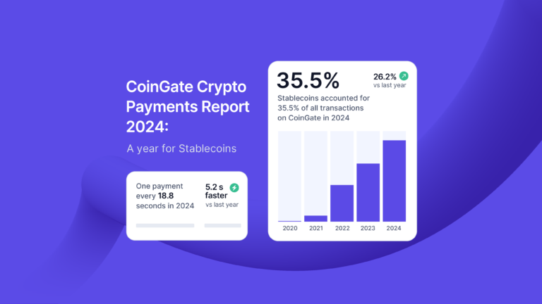 CoinGate Crypto Payments Report 2024: The Year of Stablecoins