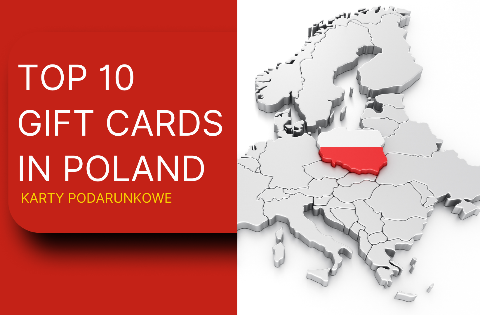 Top 10 Available Gift Cards in Poland