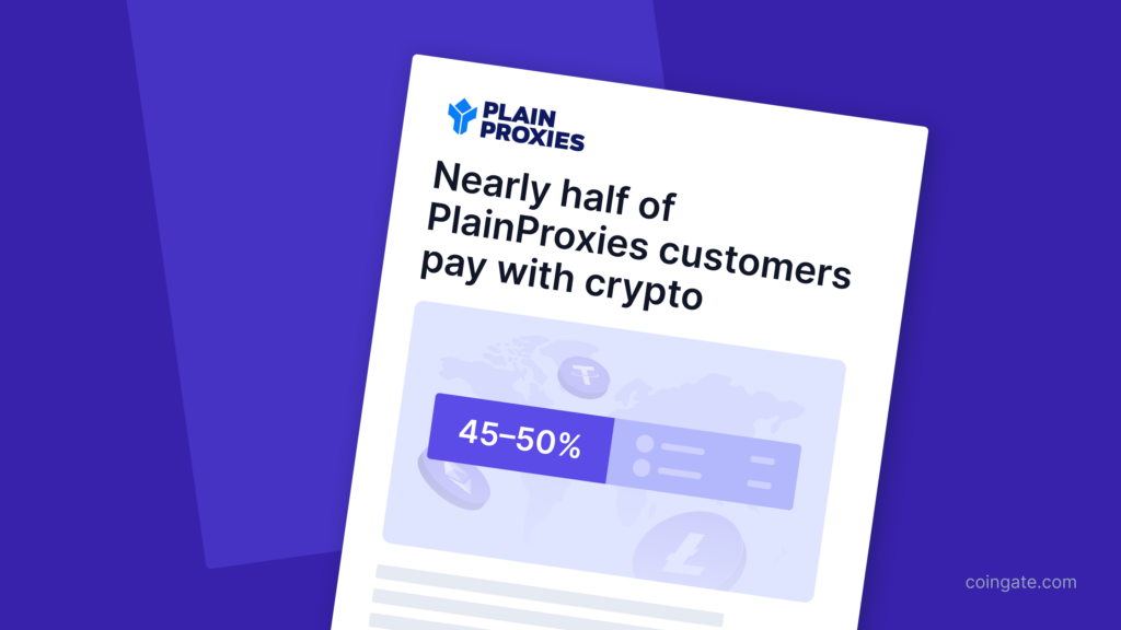 Nearly Half of PlainProxies Customers Pay with Crypto 