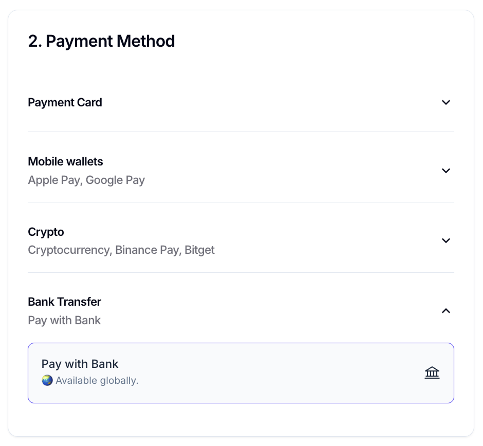 global bank transfers