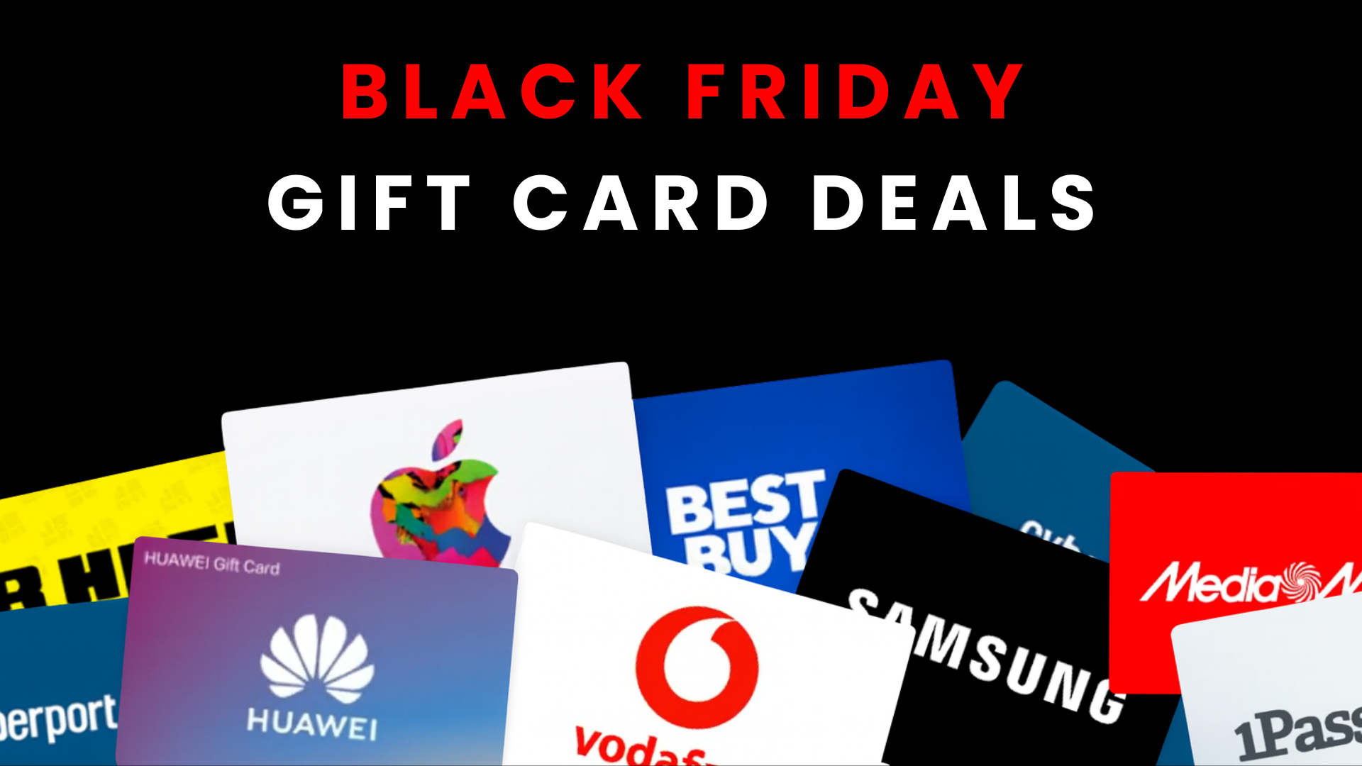 Black Friday Gift Card Deals: Up to 90% OFF