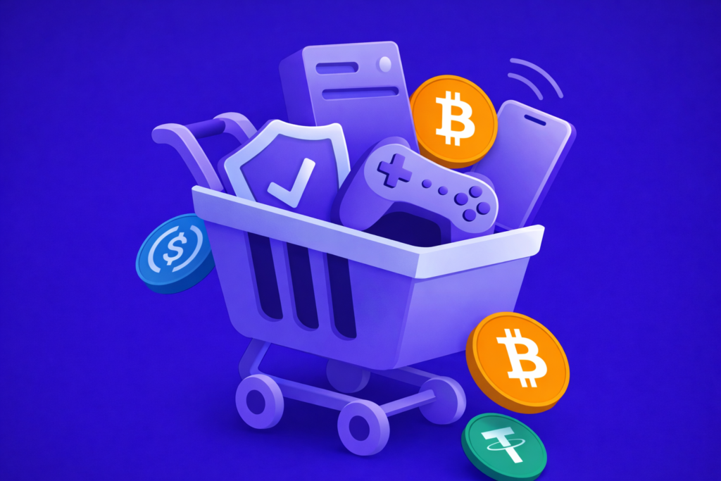 shop with crypto