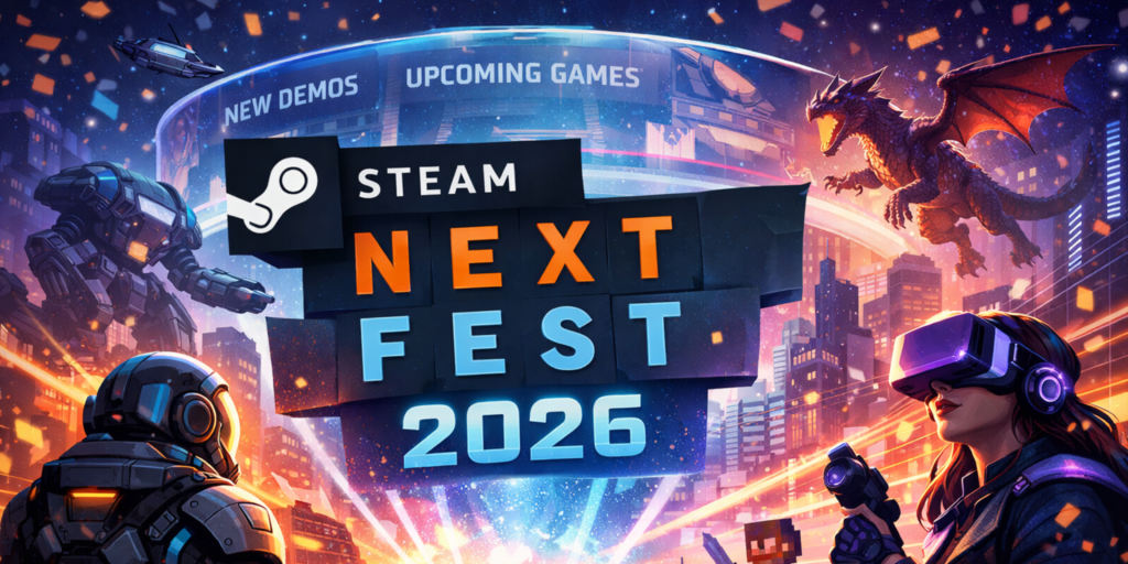 Steam Next Fest 2026 Date Best Demos What To Expect Banners 2026 02 1024x512 