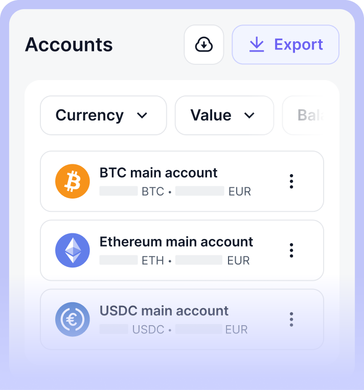 Reporting and reconciliation