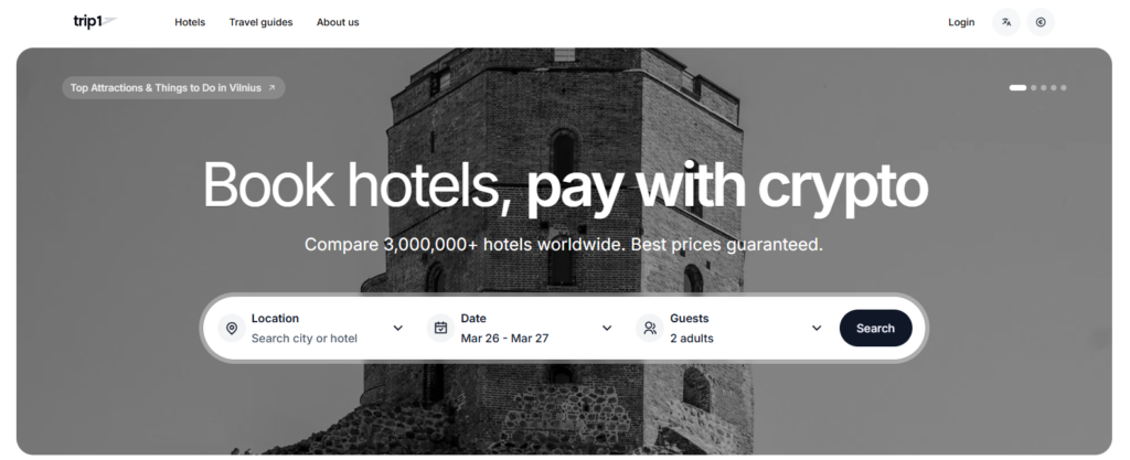 book hotels with crypto 