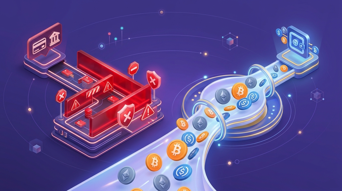 Payment Decline Rates Are Costing You Revenue. Here's What Crypto Checkout Changes.