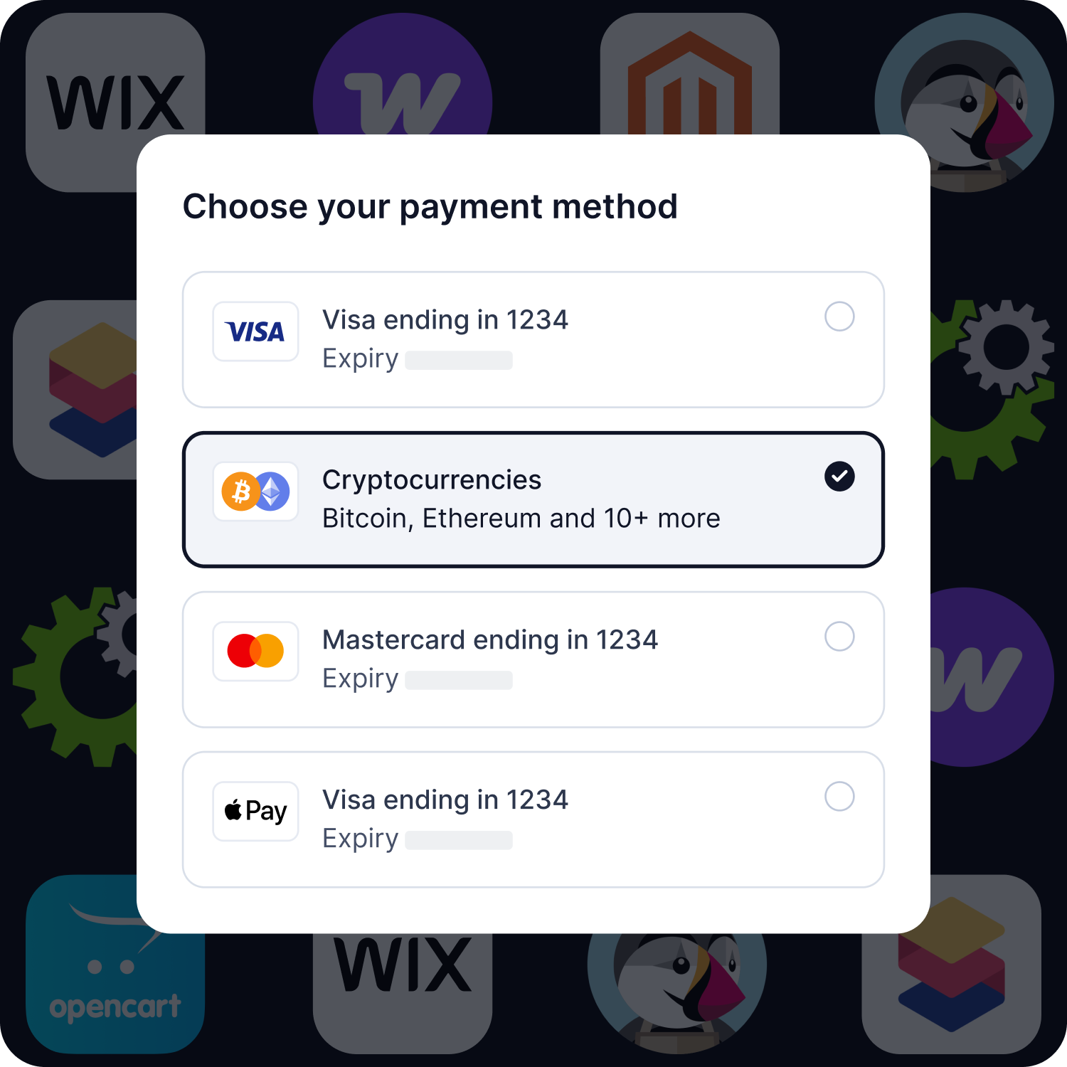 Crypto payment plugins for your online store
