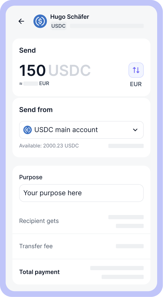 Crypto payouts