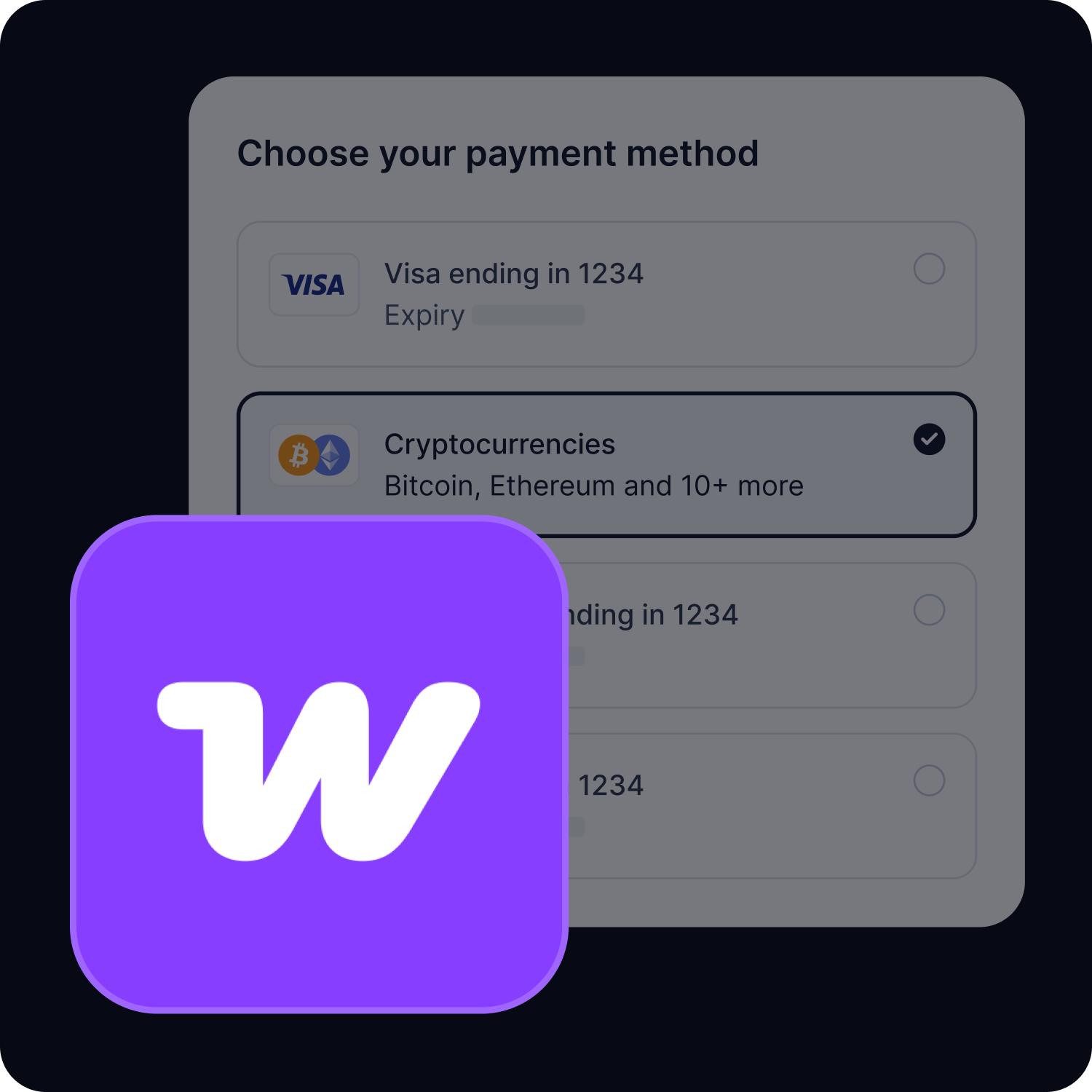 Accept crypto payments on WooCommerce
