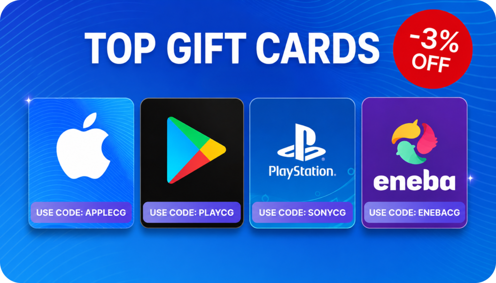 top gift cards