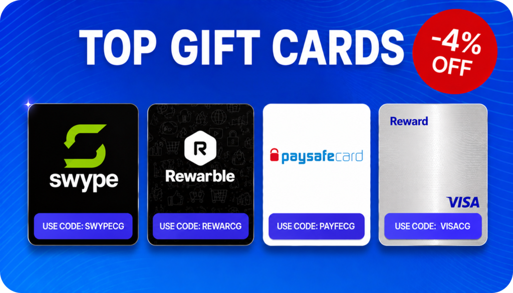 top gift cards