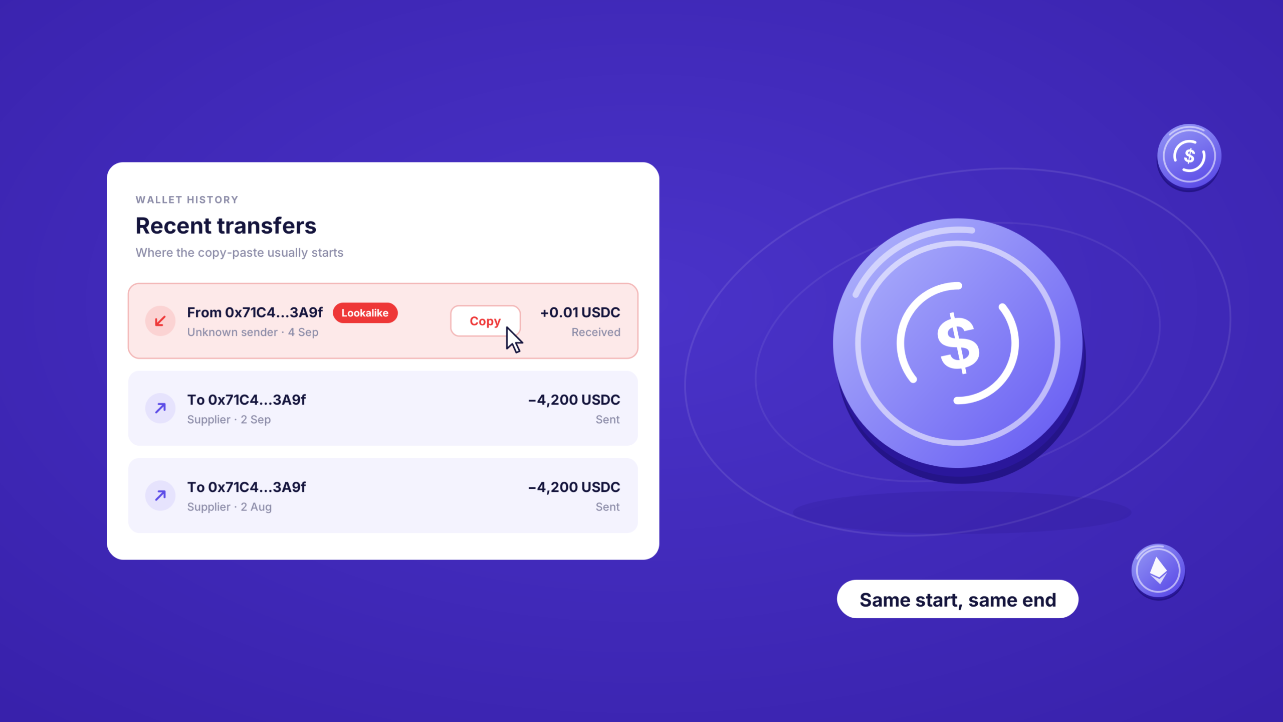 Address Poisoning: How a Lookalike Address Steals a Crypto Payout
