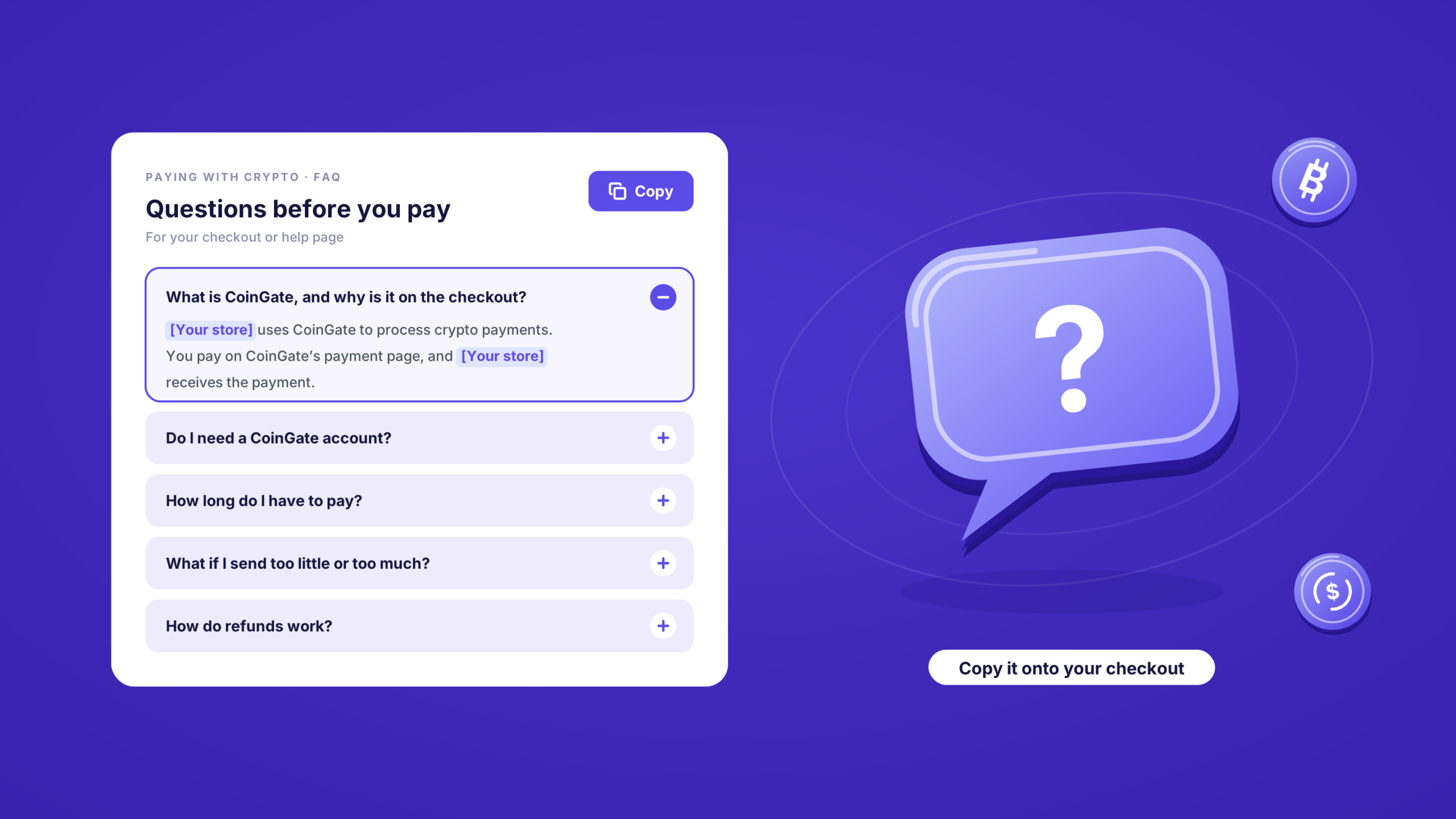 The Crypto Payments FAQ Your Customers Need (Copy It)